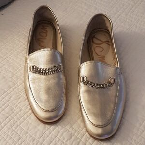 Sam Edleman Leather Women's Metallic Loafers
